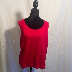 Talbots sleeveless top